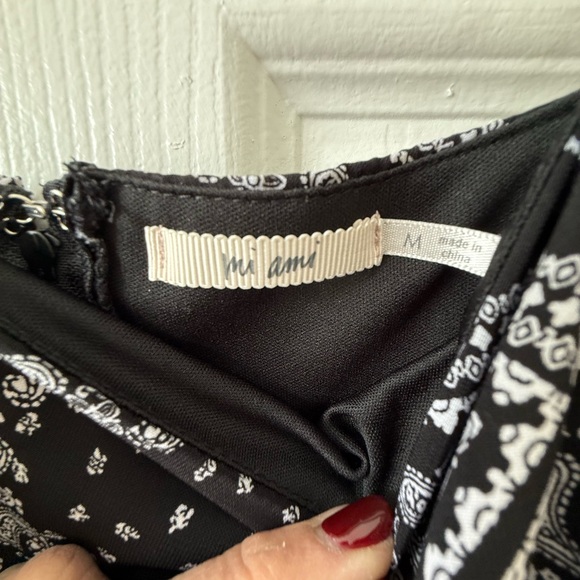 Miami Black and Gray Strapless Dress - Picture 2 of 3